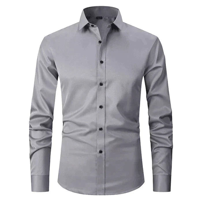 Chemise Homme Manche Longue Slim Fit Moderne