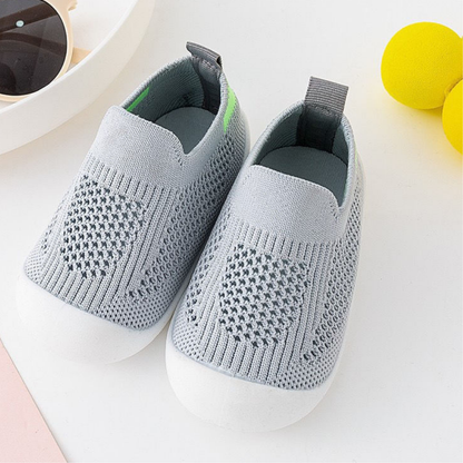 Chaussures Bébé en Laine Beige Douces pour Premiers Pas
