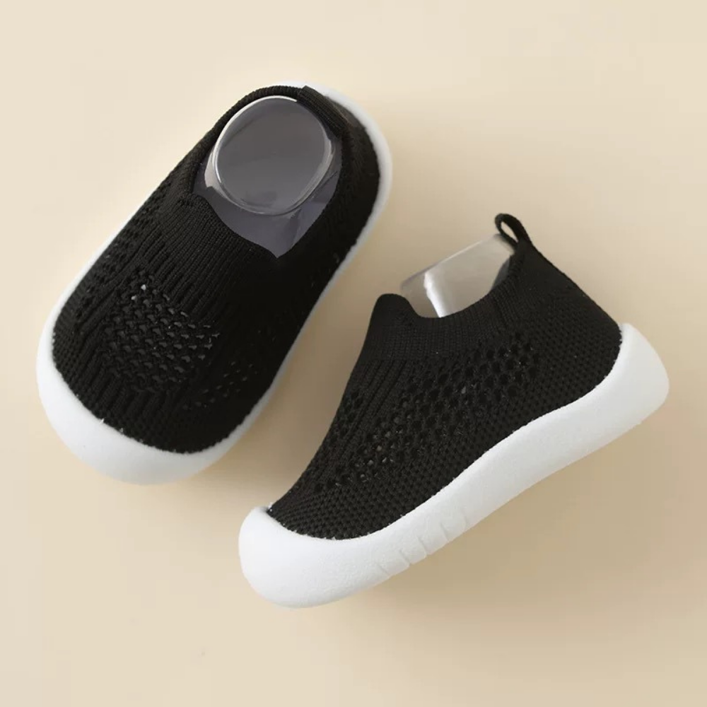 Chaussures Bébé en Laine Beige Douces pour Premiers Pas