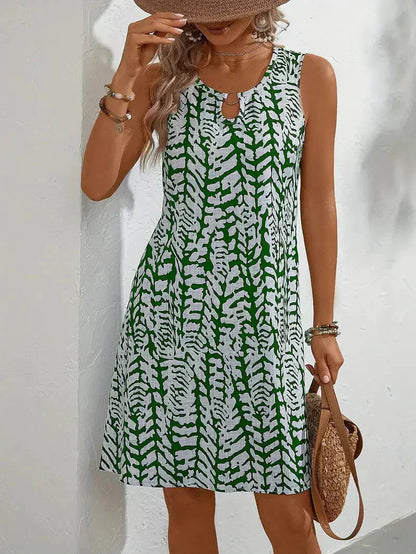 Robe Courte Été Florale pour Femme