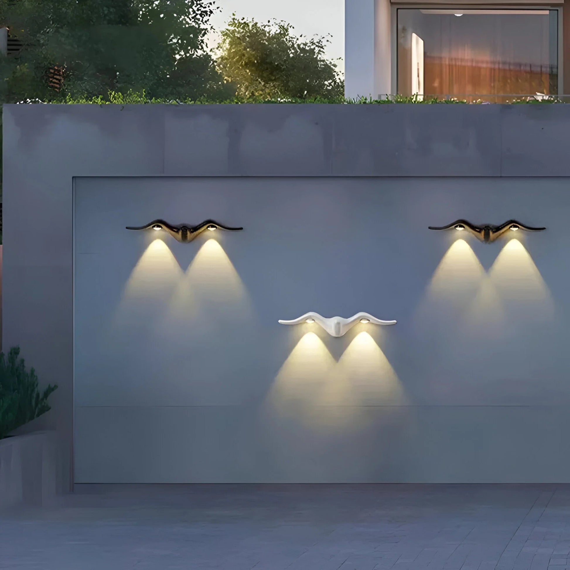 BrightGlow™ – Applique Murale Extérieur Design Étanche Éclairage Doux