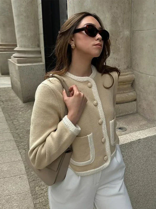 Cardigan Femme Manches Longues Doux et Chaud pour Automne - PanierRoyale