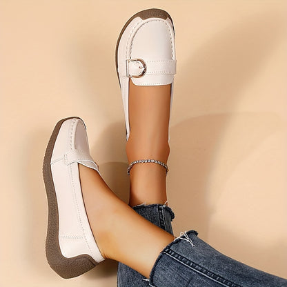 Brivella™ – Mocassin Femme Élégant et Confortable avec Détail Pailleté Été