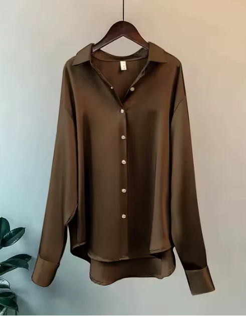 Chemise Femme Classique Élégante à Boutons