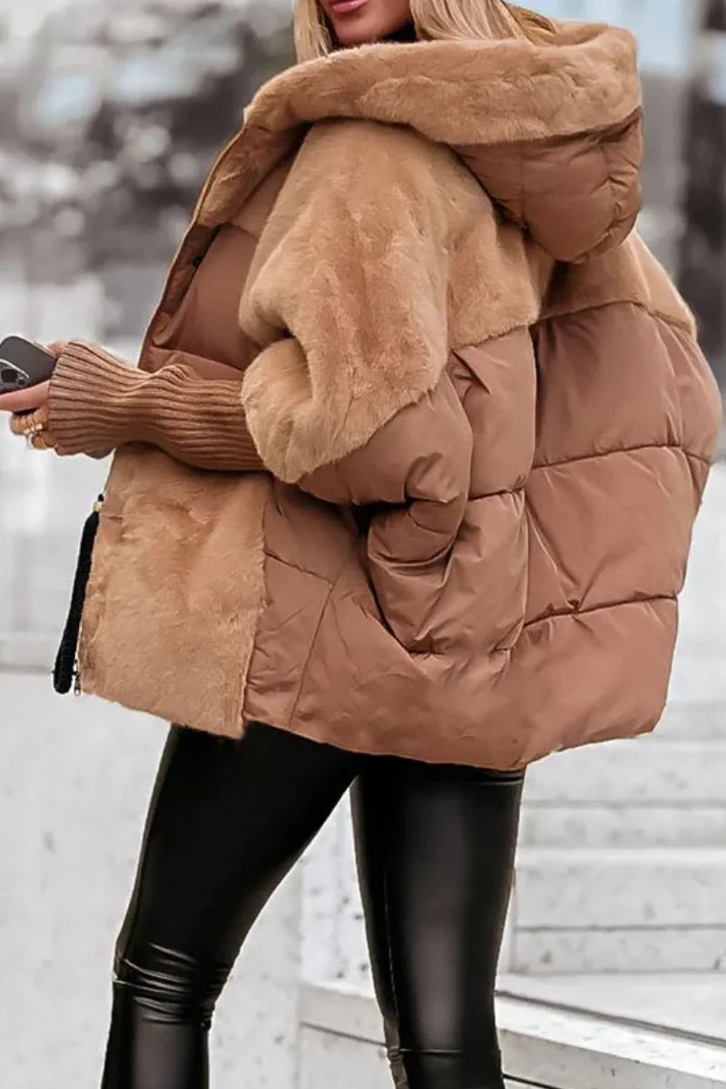 Veste Femme Hiver Douillette et Colorée