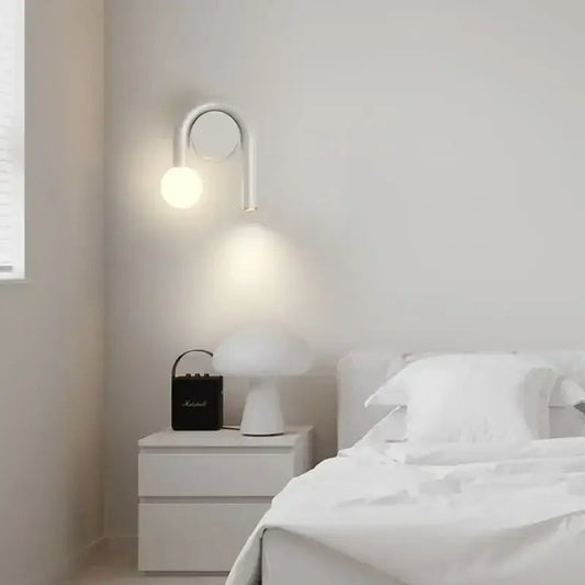 Bunora™ – Applique Murale LED Noire & Blanche Scandinave Design Moderne