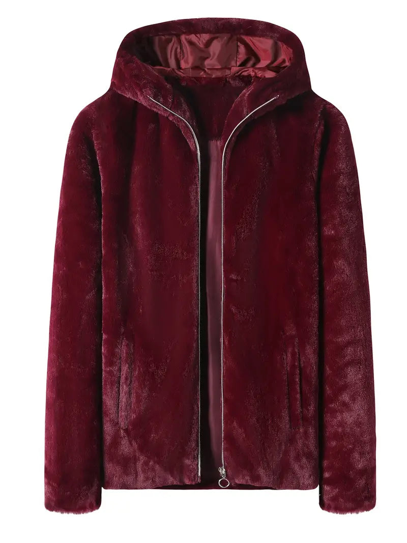 Manteau Homme Hivernal Doublé Réversible Chaud