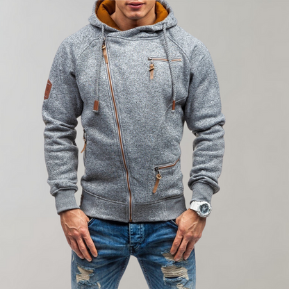 Veste à capuche femme tendance avec fermeture éclair zip