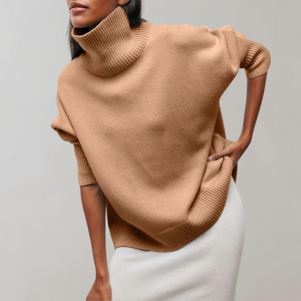 Pull Col Roulé Chaud et Confortable