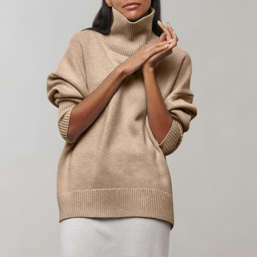 Pull Col Roulé Chaud et Confortable