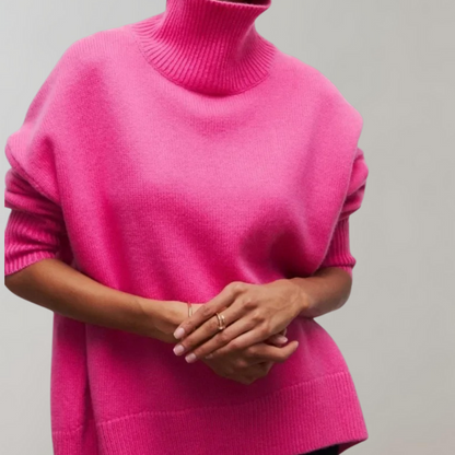 Pull Col Roulé Chaud et Confortable