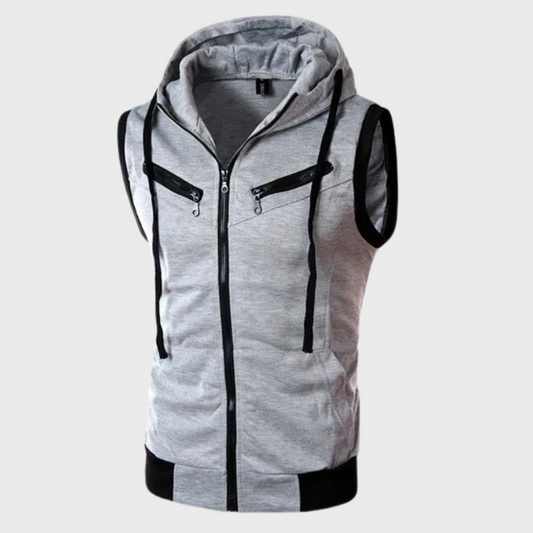 Gilet à capuche taille ajustée sport - PanierRoyale
