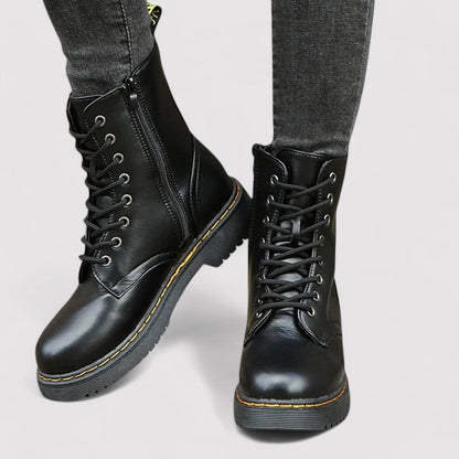 Bottes Femme Hiver à Lacets Élégantes