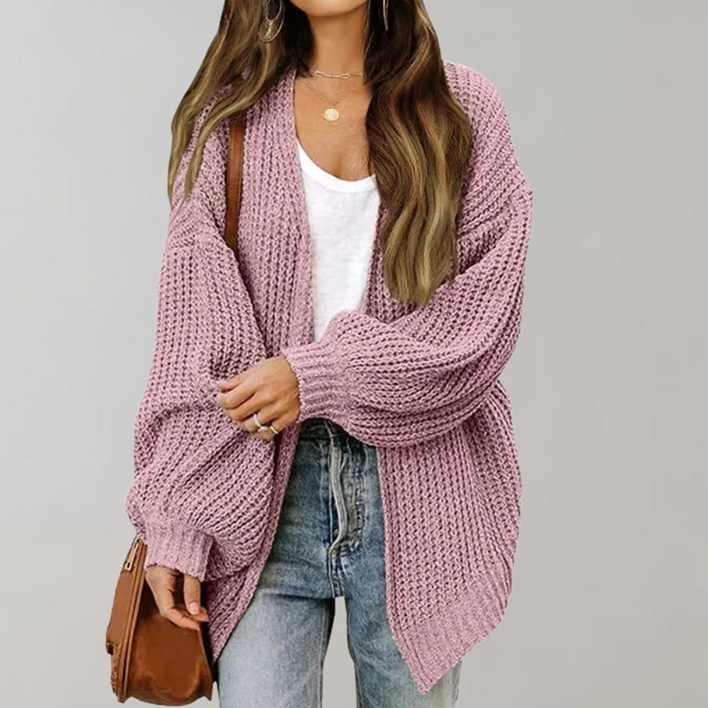 Cardigan Femme Grand Taille en Laine Douce et Confortable