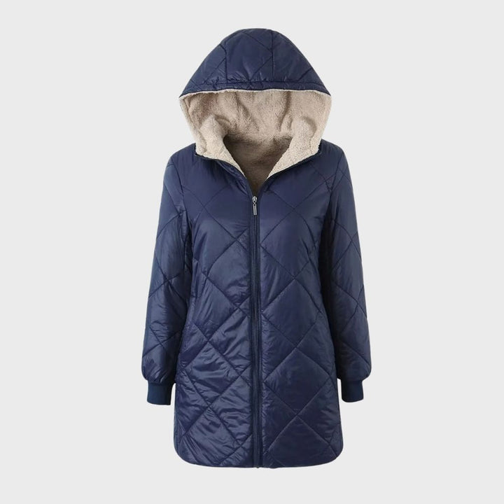 Veste Hiver Élégante à Capuche avec Manches Longues - vue 3