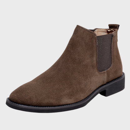 Bottines Homme à Enfiler Cuir Noir