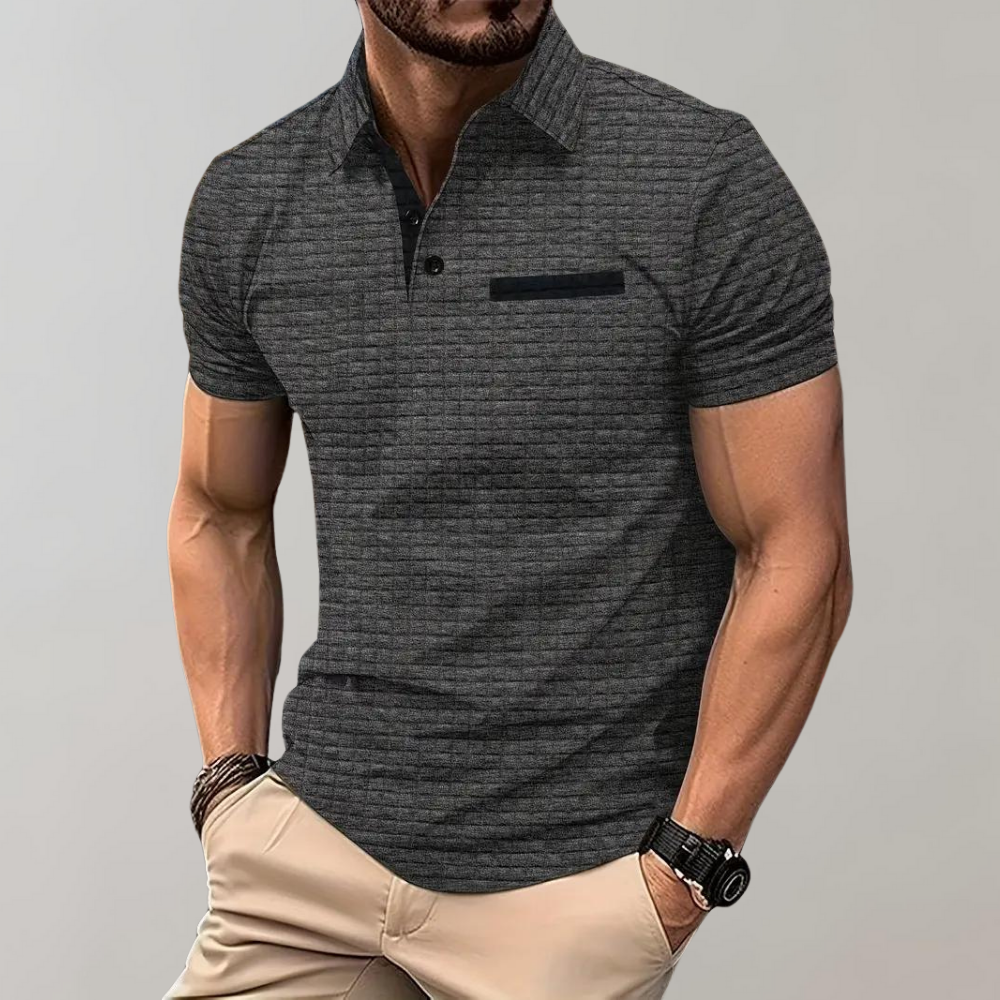 Chemise Polo Homme Contraste Coloré et Élégant