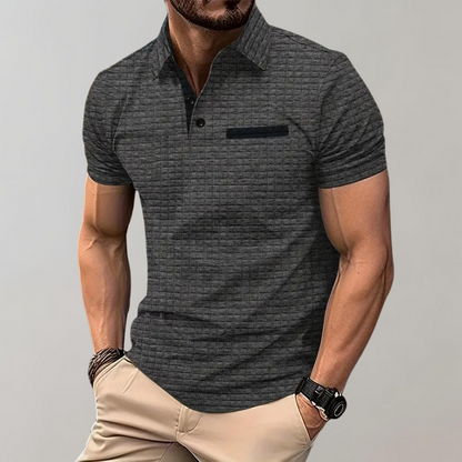 Chemise Polo Homme Contraste Coloré et Élégant