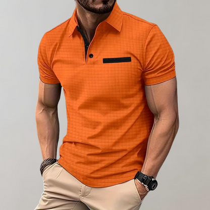 Chemise Polo Homme Contraste Coloré et Élégant