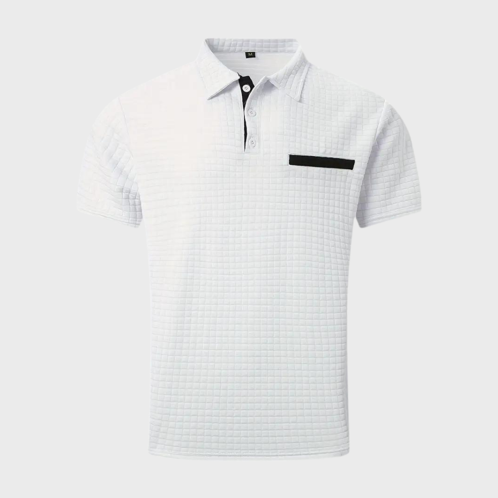 Chemise Polo Homme Contraste Coloré et Élégant