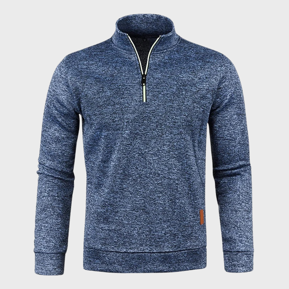 Pull-over zippé homme chaud et confortable - PanierRoyale