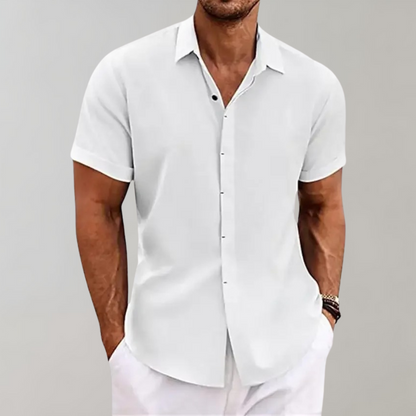 Chemise Homme Décontractée Manches Courtes pour Été
