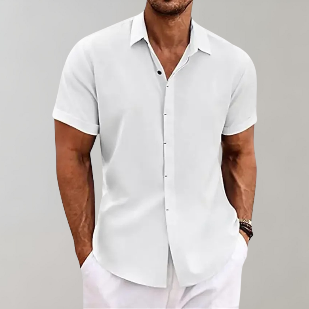 Chemise Homme Manches Courtes Légère pour Été