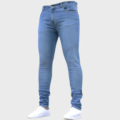 Jean Slim Fit Homme Noir Tendance