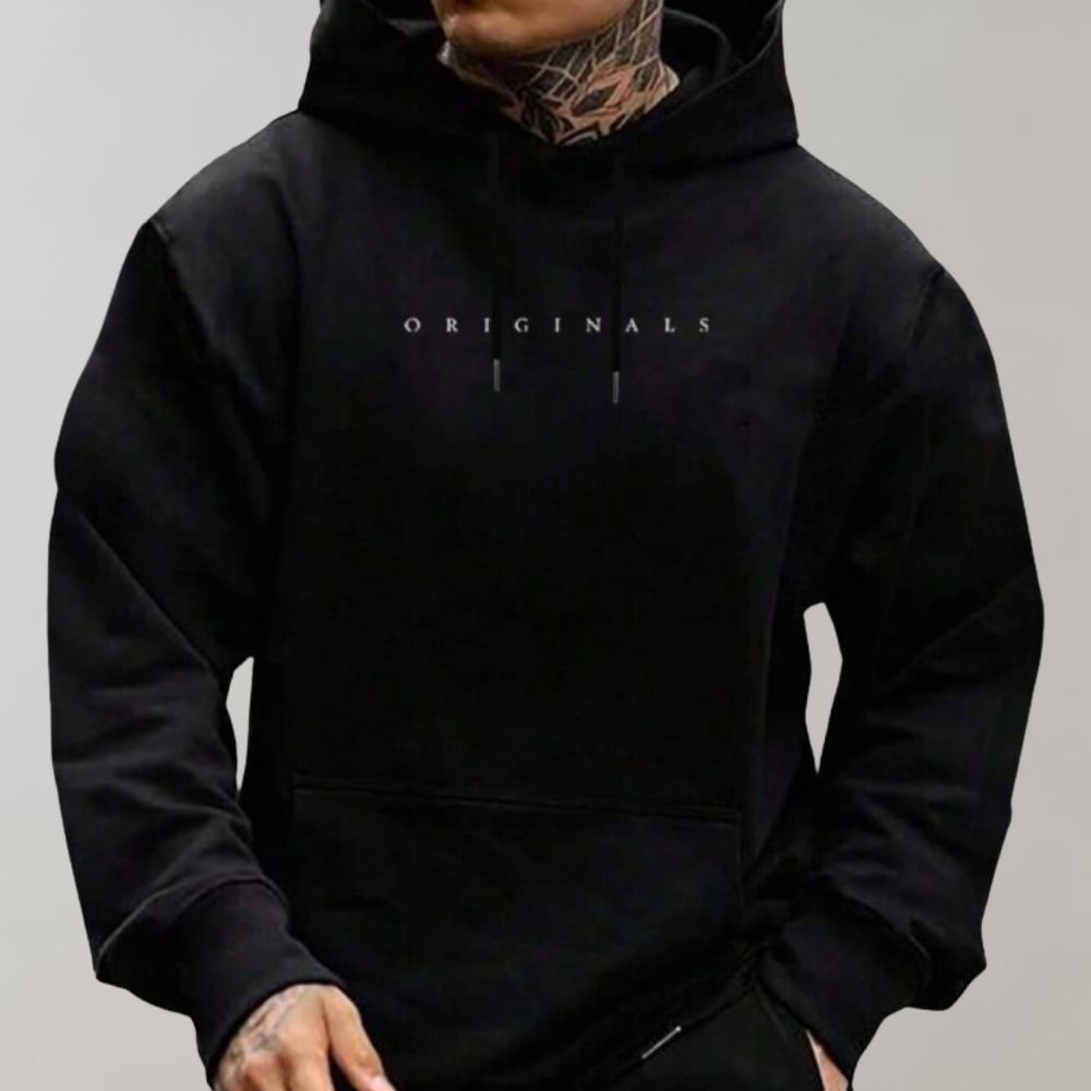 Sweat à capuche homme doux et chaud avec poches côtés