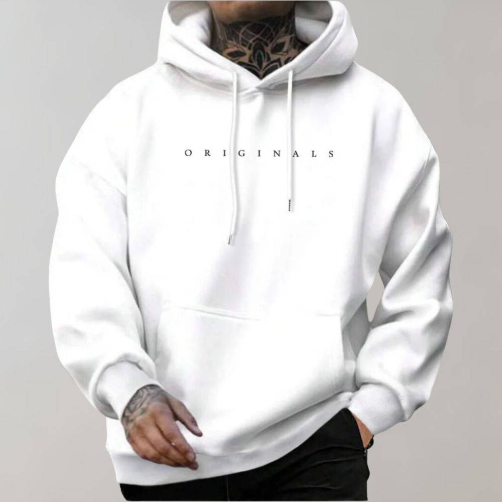 Sweat à capuche homme doux et chaud avec poches côtés - PanierRoyale