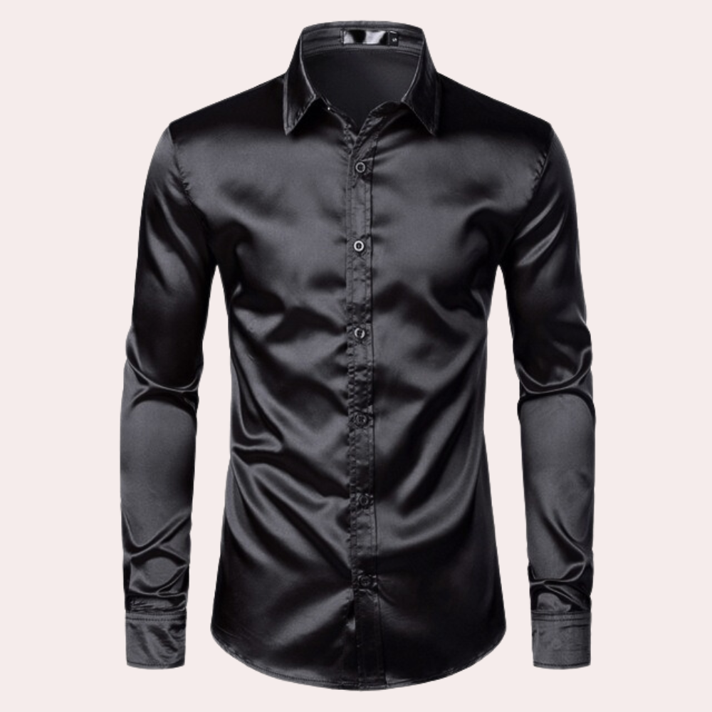 Chemise Homme Coton Manches Longues Coupe Classique Confort - PanierRoyale