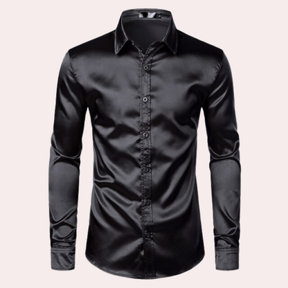 Chemise Homme Coton Manches Longues Coupe Classique Confort - PanierRoyale