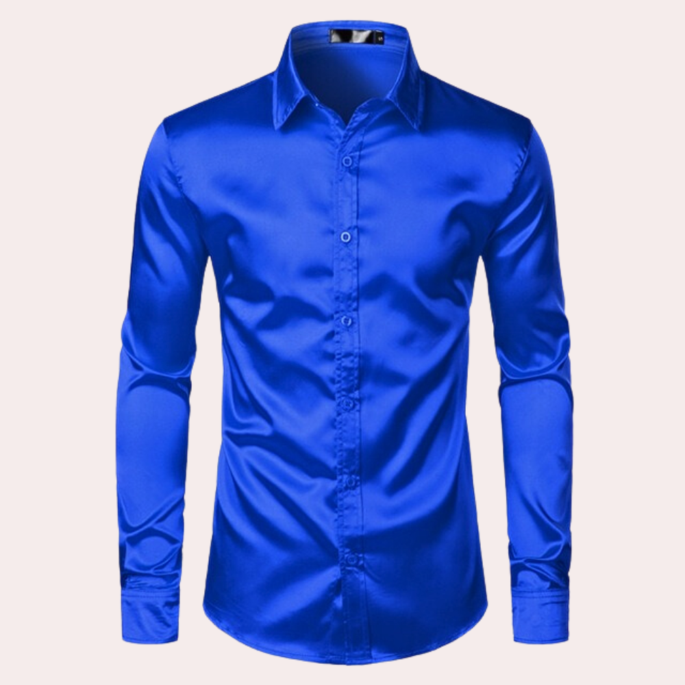 Chemise Homme Coton Manches Longues Coupe Classique Confort