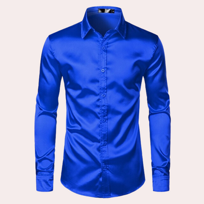 Chemise Homme Coton Manches Longues Coupe Classique Confort