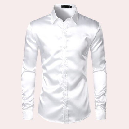 Chemise Homme Coton Manches Longues Coupe Classique Confort