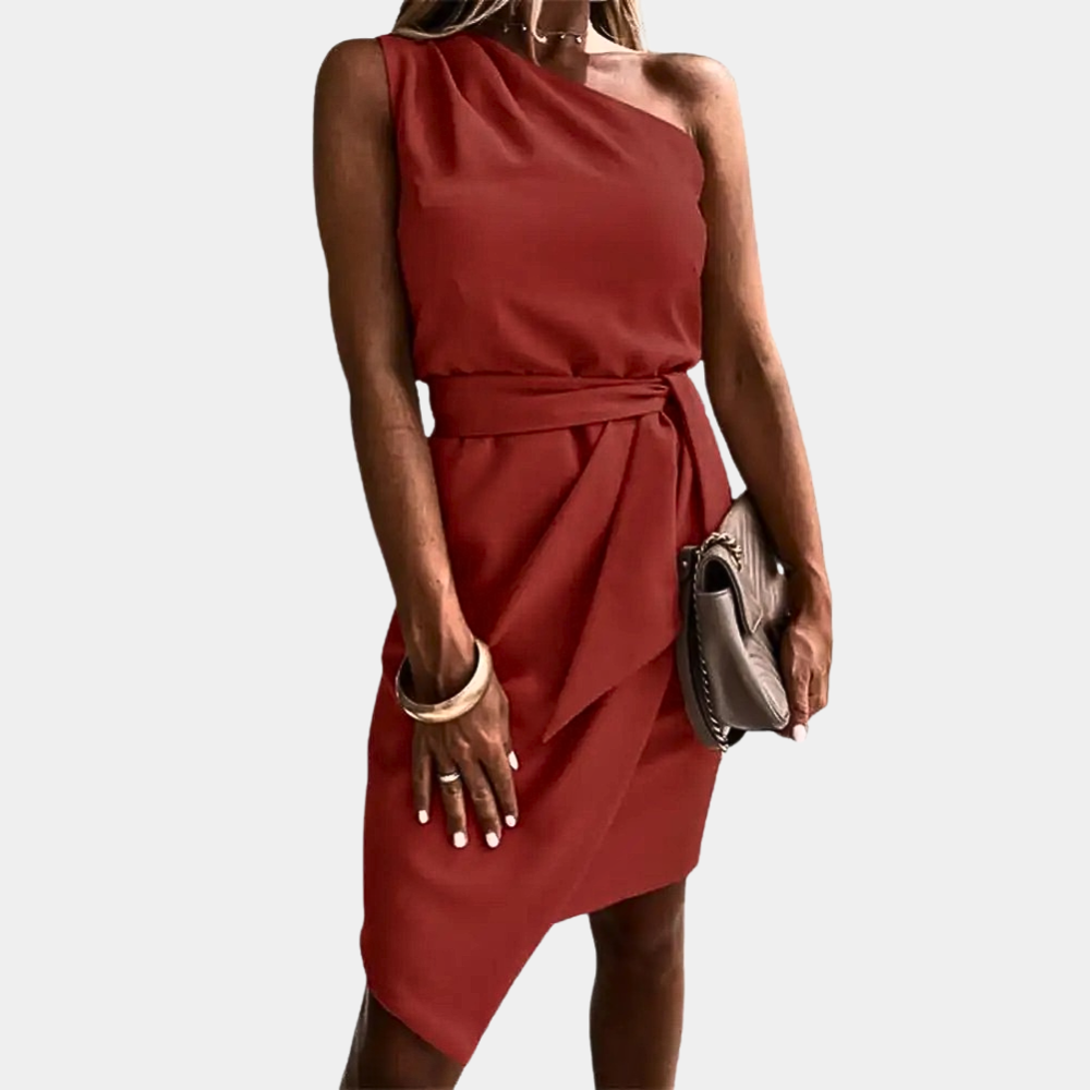 Robe Épaule Décolletée Chic Féminin