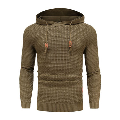 Sweat à capuche épais pour homme hiver