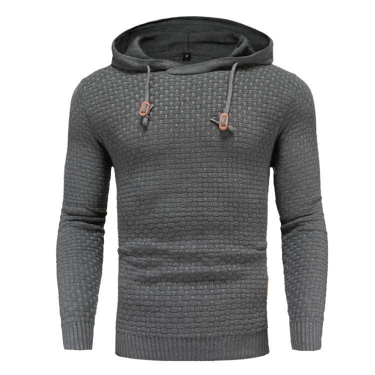 Sweat à capuche épais pour homme hiver