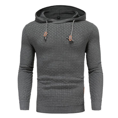 Sweat à capuche épais pour homme hiver