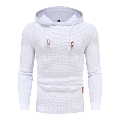 Sweat à capuche épais pour homme hiver