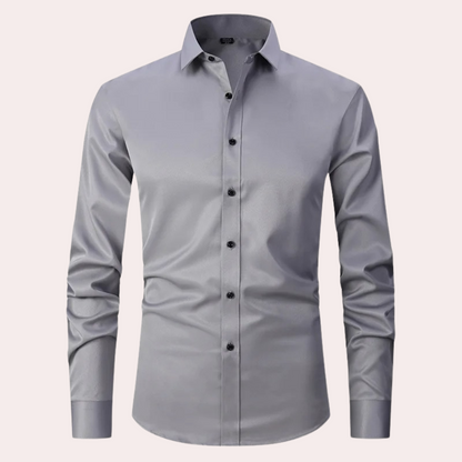 Chemise Homme Classique Manches Longues Confort