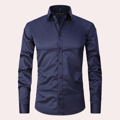 Chemise Homme Classique Manches Longues Confort