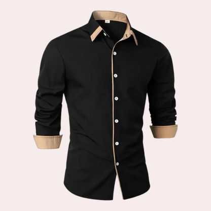 Chemise Homme Classique en Coton pour Hiver - PanierRoyale