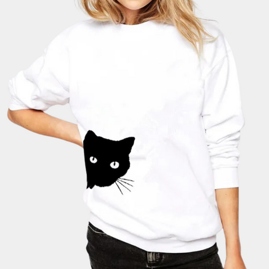 ROSELY - Pull à Motif Le chat pour Femmes