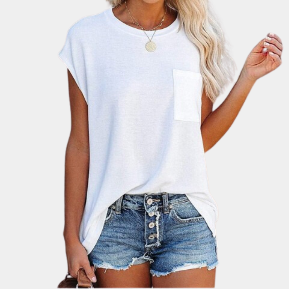Tee-Shirt Décontracté Col Rond pour Homme