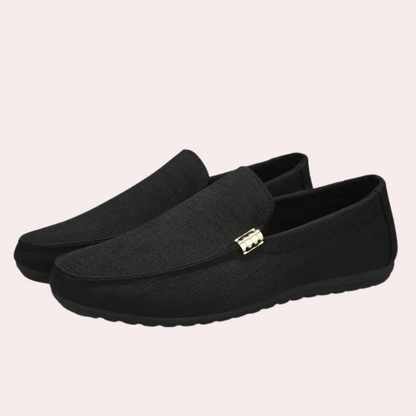 Mocassins Mariage Homme Enfilables Lacets Noir Élégants