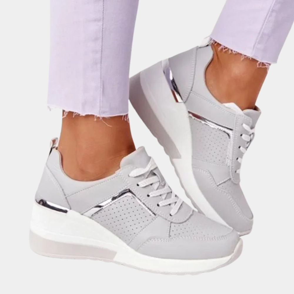 Chaussures Running Femme Gris Foncé Élégantes - PanierRoyale