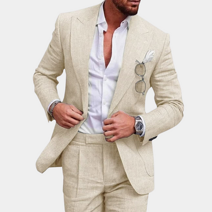 Costume Homme Mariage 2 Pièces Slim Fit Élégant