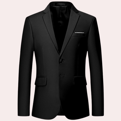 Blazer Homme Classique à Boutons Dorés