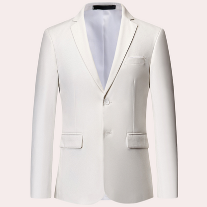 Blazer Homme Classique à Boutons Dorés